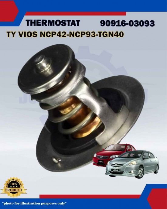 Thermostat Toyota Vios NCP42-NCP93-Innova TGN40-Fortuner TGN51-90916-03093 Thermostat Toyota Vios NCP42-NCP93-Innova TGN40-Fortuner TGN51-90916-03093