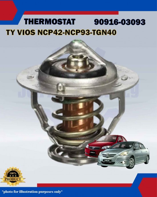 Thermostat Toyota Vios NCP42-NCP93-Innova TGN40-Fortuner TGN51-90916-03093 Thermostat Toyota Vios NCP42-NCP93-Innova TGN40-Fortuner TGN51-90916-03093