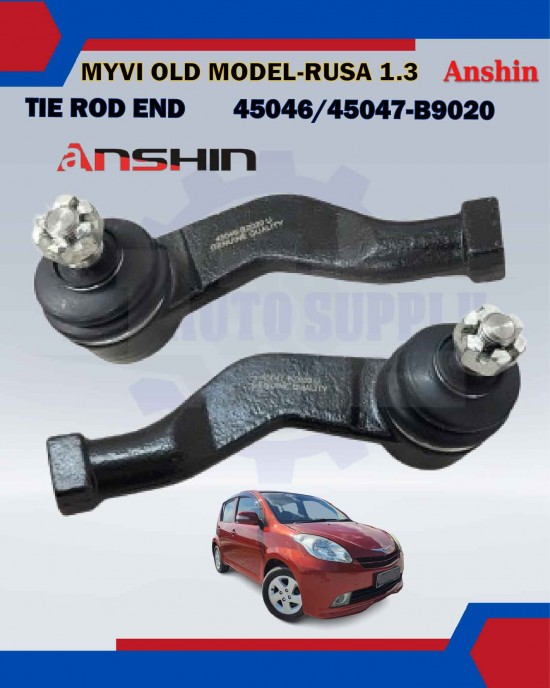 Tie Rod End Set-Perodua Myvi Old Model, Rusa 1.3-Anshin-PEE-45046-B9020/45047-B9020 image