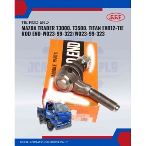 Mazda Trader T3000. T3500. Titan EVB12-Tie Rod End-W023-99-322W023-99-323 Mazda Trader T3000. T3500. Titan EVB12-Tie Rod End-W023-99-322W023-99-323