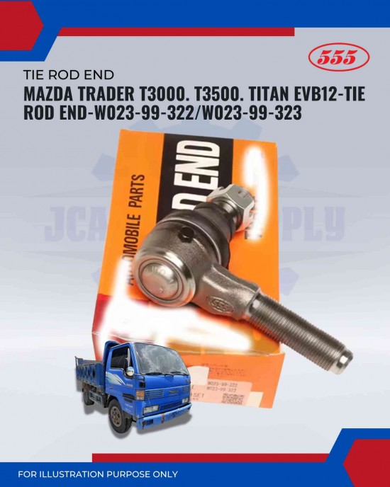 Mazda Trader T3000. T3500. Titan EVB12-Tie Rod End-W023-99-322W023-99-323