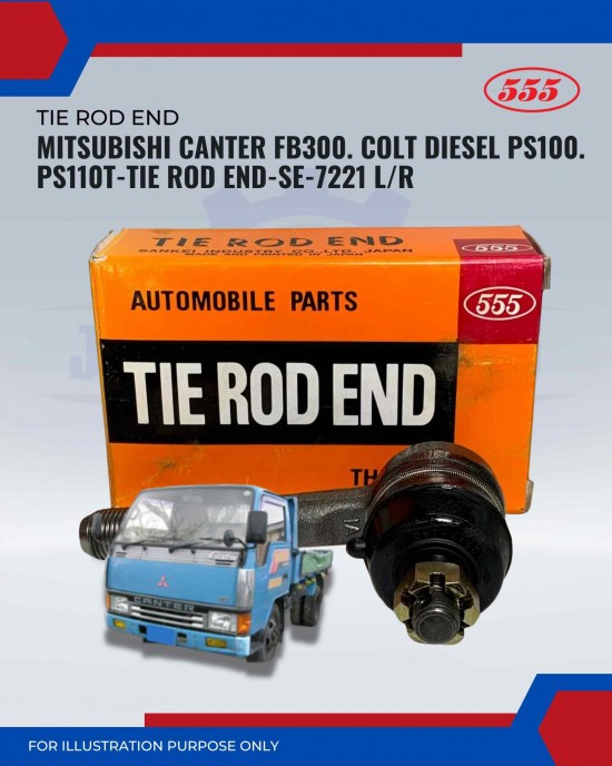 Mitsubishi Canter FB300. Colt Diesel PS100. PS110T-Tie Rod End-SE-7221 LR Mitsubishi Canter FB300. Colt Diesel PS100. PS110T-Tie Rod End-SE-7221 LR