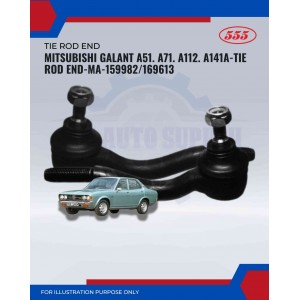 Mitsubishi Galant A51. A71. A112. A141A-Tie Rod End-MA-159982/MA-169613
