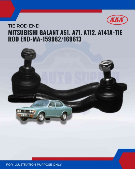 Mitsubishi Galant A51. A71. A112. A141A-Tie Rod End-MA-159982/MA-169613