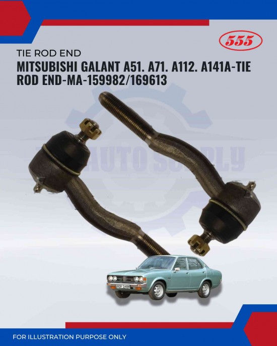 Mitsubishi Galant A51. A71. A112. A141A-Tie Rod End-MA-159982/MA-169613