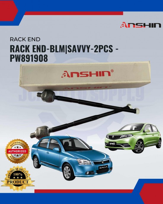 Proton Saga BLM-Savvy-Saga VVT Steering Rack End Set-Anshin-PW891908 Rack End-Tie Rod End image