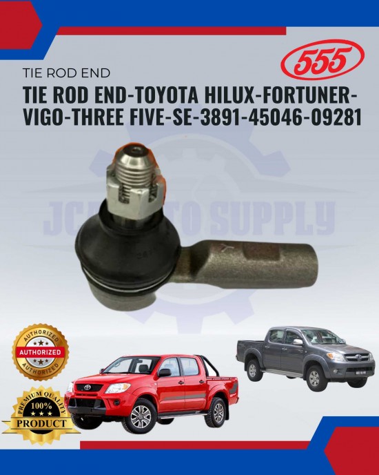 Tie Rod End-Toyota Hilux-Fortuner-Vigo-Three Five-SE-3891-45046-09281-Per set Absorber-Suspension Parts image