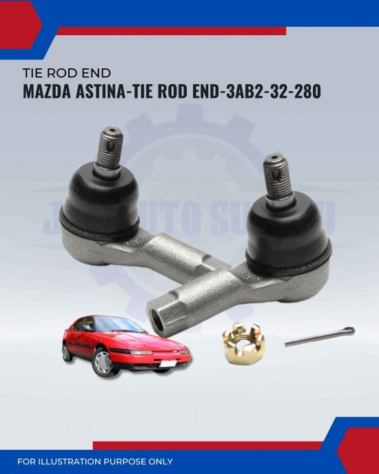 Tie Rod End Set-Mazda Astina-3AB2-32-280