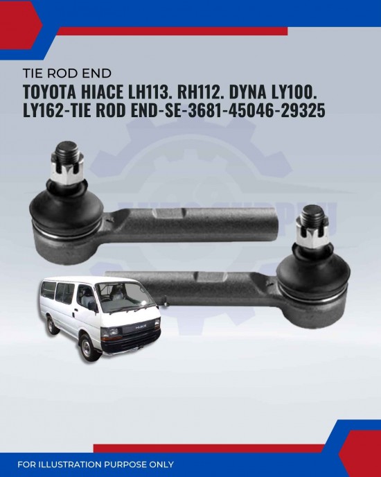 Tie Rod End Set-Toyota Hiace LH113-RH112-Dyna LY100-LY162-SE-3681-45046-29325
