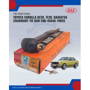 Toyota Corolla KE20. TE20. Daihatsu Charmant-Tie Rod End-45046-19055