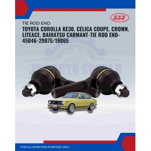 Toyota Corolla KE30.Celica Coupe. Crown. Liteace. Daihatsu Carmant-Tie Rod End-45046-29075/19065 Toyota Corolla KE30.Celica Coupe. Crown. Liteace. Daihatsu Carmant-Tie Rod End-45046-29075/19065
