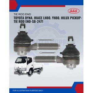 Toyota Dyna. Hiace LH80. YH80. Hilux Pickup-Tie Rod End-SE-2471
