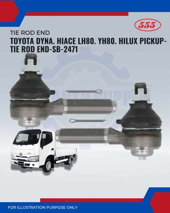 Toyota Dyna. Hiace LH80. YH80. Hilux Pickup-Tie Rod End-SE-2471 Toyota Dyna. Hiace LH80. YH80. Hilux Pickup-Tie Rod End-SE-2471