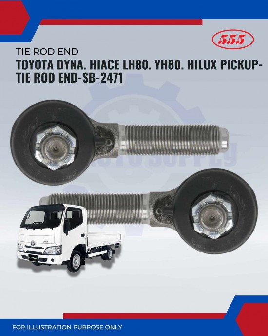 Toyota Dyna. Hiace LH80. YH80. Hilux Pickup-Tie Rod End-SE-2471 Toyota Dyna. Hiace LH80. YH80. Hilux Pickup-Tie Rod End-SE-2471