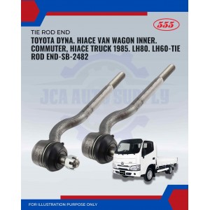 Toyota Dyna. Hiace Van Wagon Inner. Commuter, Hiace Truck 1985. LH80. LH60-Tie Rod End-SE-2482 