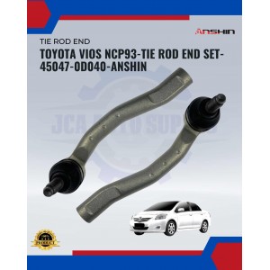 Toyota Vios Ncp93-Tie Rod End Set-45047-0D040-Anshin