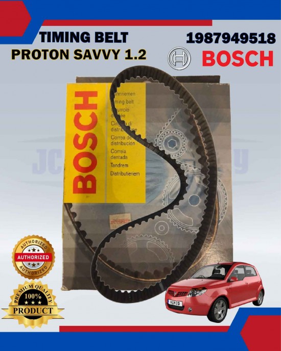 Timing Belt-Proton Savvy 1.2 (95X23.4m)-BOSCH-1987949518 Belts, Hoses & Pulleys image