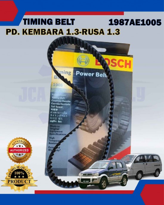 Timing Belt-Perodua Kembara 1.3-Rusa 1.3-BOSCH-1987AE1005-93MRU25 Belts, Hoses & Pulleys image