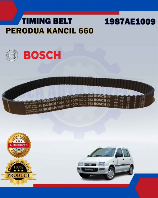 Timing Belt-Perodua Kancil 660 (100K)-BOSCH-1987AE1009 Belts, Hoses & Pulleys image