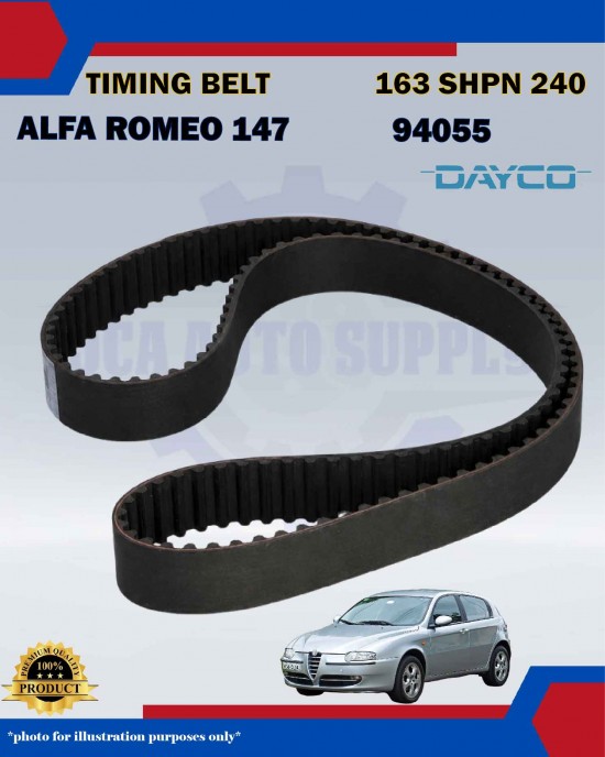 Timing Belt-Alfa Romeo 147-94674-163SHPN240