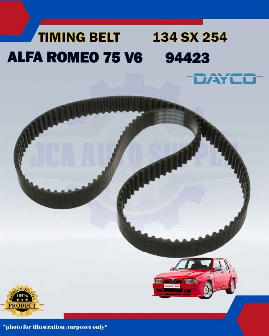 Timing Belt-Alfa Romeo 75 V6 2.5cc 3.0cc-94423-134SX254