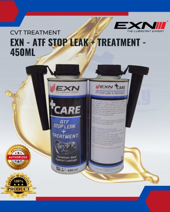 EXN ATF Stop Leak Treatment Blue 450ml Car Engine Treatments image