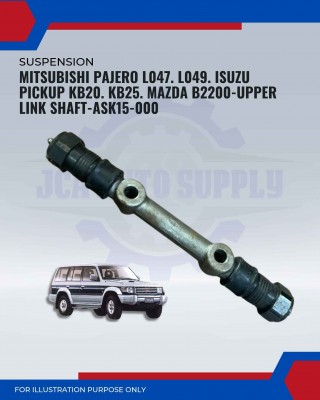 Mitsubishi Pajero L047. L049. Isuzu Pickup KB20. KB25. Mazda B2200-Upper Link Shaft-ASK15-000  