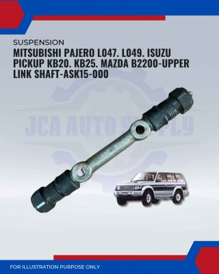 Mitsubishi Pajero L047. L049. Isuzu Pickup KB20. KB25. Mazda B2200-Upper Link Shaft-ASK15-000 Mitsubishi Pajero L047. L049. Isuzu Pickup KB20. KB25. Mazda B2200-Upper Link Shaft-ASK15-000