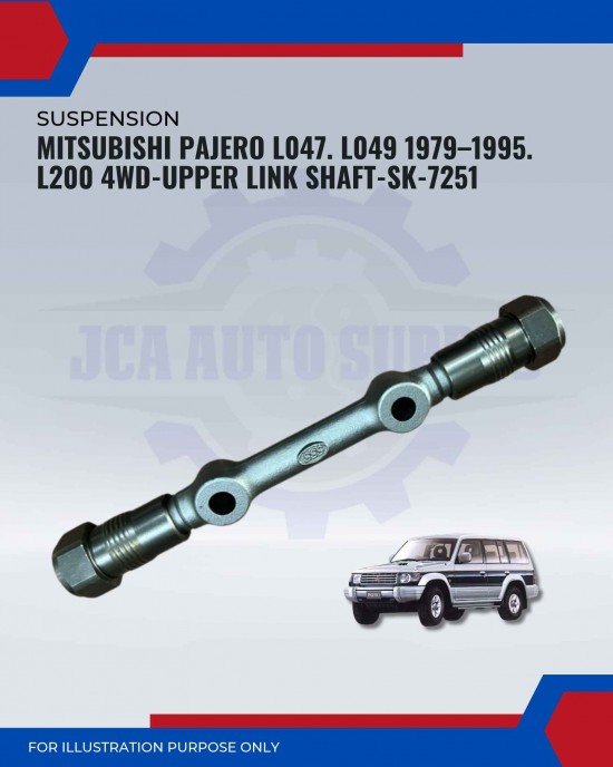 Mitsubishi Pajero L047. L049 1979–1995. L200 4WD-Upper Link Shaft-SK-7251 Mitsubishi Pajero L047. L049 1979–1995. L200 4WD-Upper Link Shaft-SK-7251
