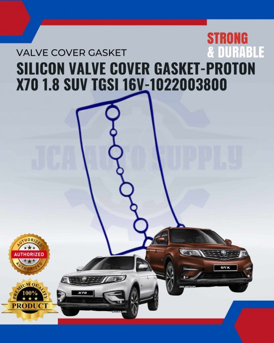 Silicone Valve Cover Gasket - Proton X70 1.8 SUV TGDI 16V - 1022003800 image