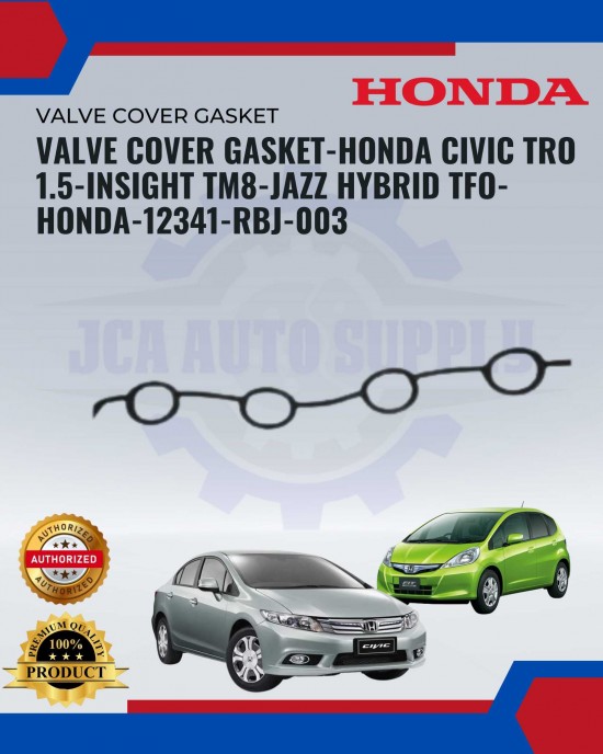 Showing image for Valve Cover Gasket-Honda Civic TRO 1.5-Insight TM8-Jazz Hybrid TFO-HONDA-12341-RBJ-003 Valve Cover Gasket-Honda Civic TRO 1.5-Insight TM8-Jazz Hybrid TFO-HONDA-12341-RBJ-003 image