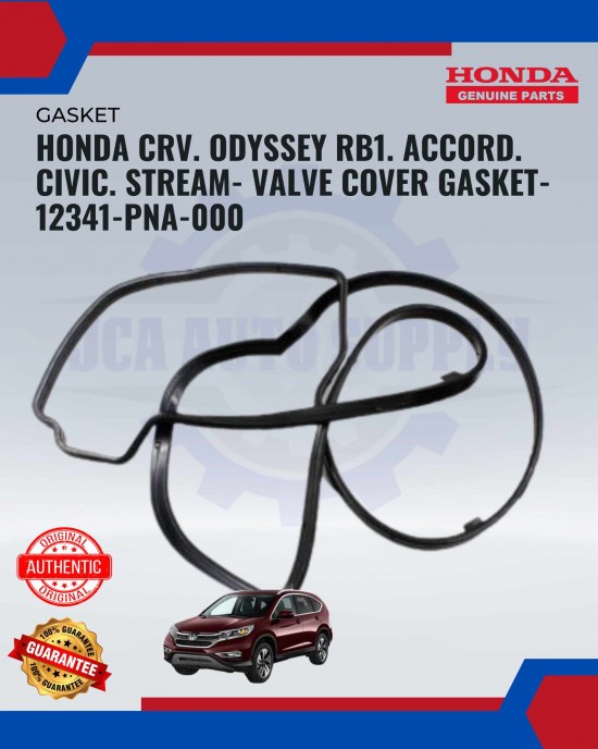Showing image for Honda CRV. Odyssey RB1. Accord. Civic. Stream-Valve Cover Gasket-12341-PNA-000 Honda CRV. Odyssey RB1. Accord. Civic. Stream-Valve Cover Gasket-12341-PNA-000 Gaskets image