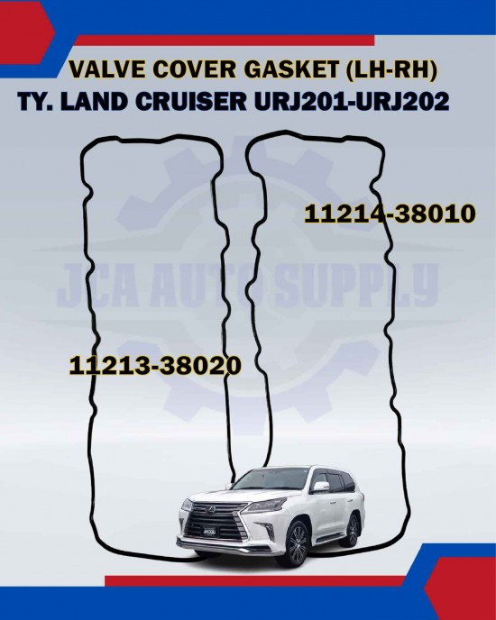 Toyota Valve Cover Gasket Set ORIGINAL (LH-RH)- Land Cruiser URJ201 URJ202 - 11213-38020/11214-38010 image