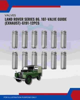 Exhaust Valve Guide Set (12pcs)-Land Rover 86 Series-107 Series-G191 Exhaust Valve Guide Set (12pcs)-Land Rover 86 Series-107 Series-G191