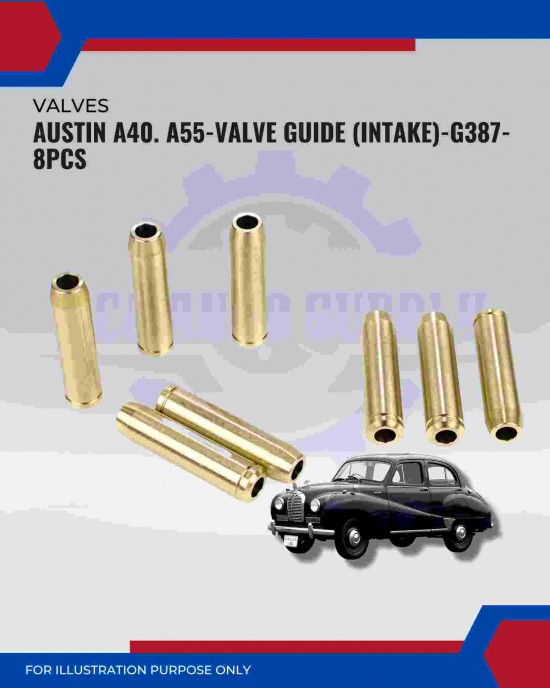 Exhaust Valve Guide Set (8pcs)-Austin A40-A55-G387