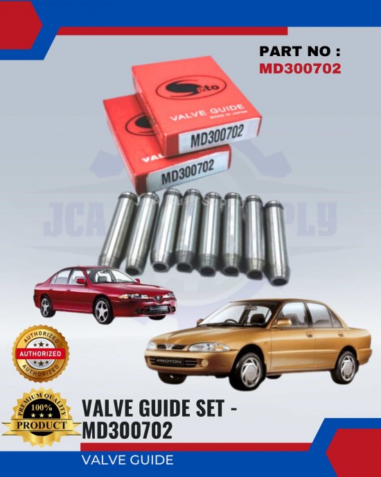 Valve-Guide-Set-Proton Wira 1.6 1.8 - Perdana All Type-Inlet-Exhaust-MD300702-MD172530 Valve / Valve Guide / Valve Cover image