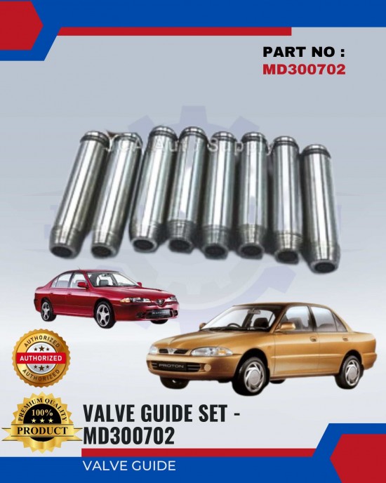 Valve-Guide-Set-Proton Wira 1.6 1.8 - Perdana All Type-Inlet-Exhaust-MD300702-MD172530 Valve / Valve Guide / Valve Cover image