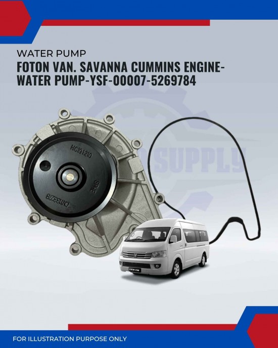 Water Pump-Foton Van 2.8cc Cummins Engine-5269784