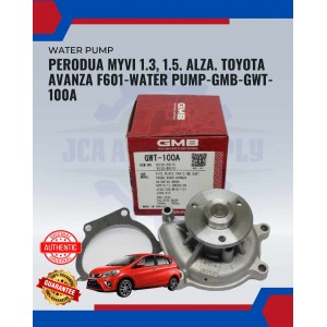 Perodua Myvi 1.3, 1.5. Alza. Toyota Avanza F601-Water Pump-GMB-GWT-100A