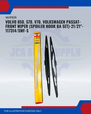 Front Wiper (Spoiler Hook BA Set)-Volvo 850. S70. V70. Volkswagen Passat-21/21inch-117314/SWF-S