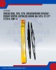 Front Wiper (Spoiler Hook BA Set)-Volvo 850. S70. V70. Volkswagen Passat-21/21inch-117314/SWF-S Front Wiper (Spoiler Hook BA Set)-Volvo 850. S70. V70. Volkswagen Passat-21/21inch-117314/SWF-S