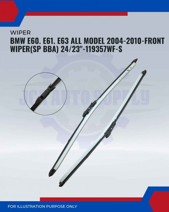 Front Wiper (SP BBA)-Mercedes Benz E60. E61. E63 All Model 2004-2010-24/23inch-119357/SWF-S