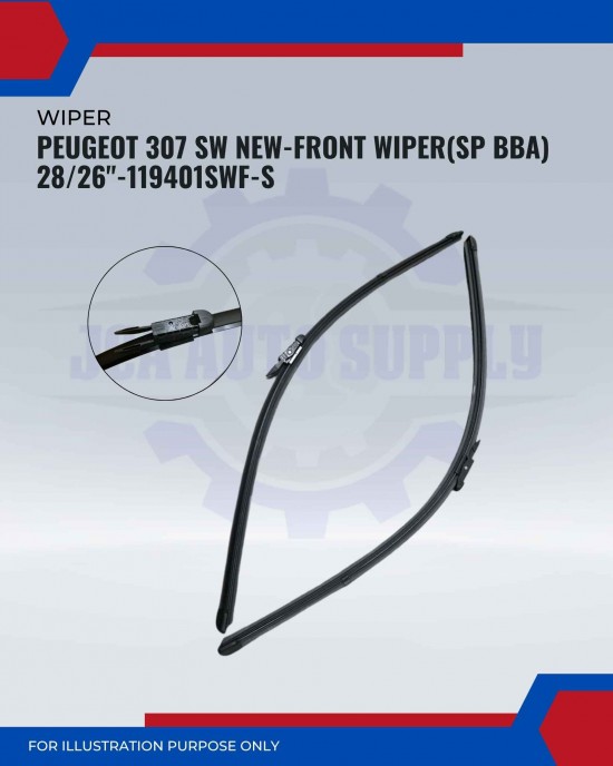 Front Wiper (SP BBA)-Peugeot 307 SW New-28/26inch-119401/SWF-S