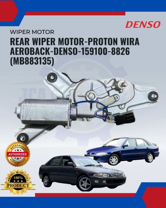 Rear Wiper Motor-Proton Wira Aeroback-Denso-159100-8826 (MB883135) image