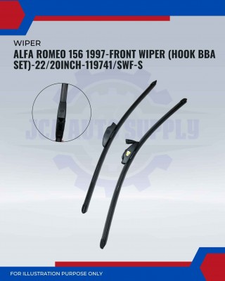 Front Wiper (Hook BBA Set)-Alfa Romeo 165 1997-22/20 Inch-119741/SWF-S Front Wiper (Hook BBA Set)-Alfa Romeo 165 1997-22/20 Inch-119741/SWF-S