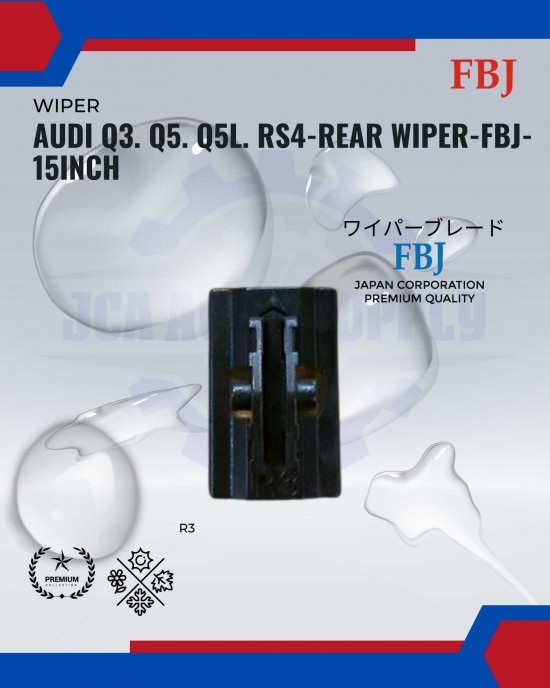 Showing image for Audi Q3. Q5. Q5L. RS4-Rear Wiper-FBJ-15Inch Audi Q3. Q5. Q5L. RS4-Rear Wiper-FBJ-15Inch image
