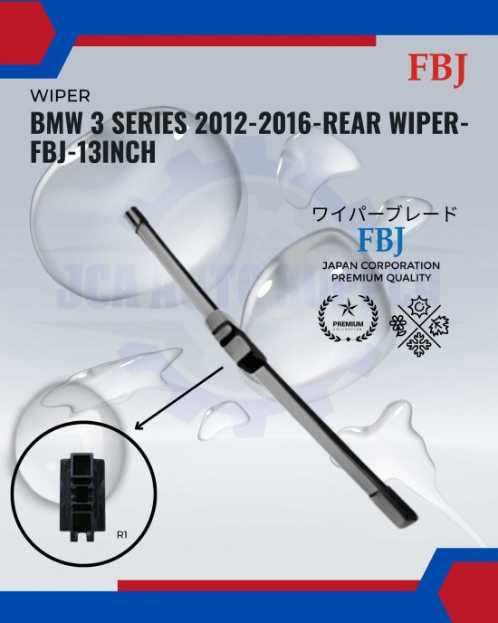 Showing image for BMW 3 Series 2012-2016-Rear Wiper-FBJ-13inch BMW 3 Series 2012-2016-Rear Wiper-FBJ-13inch WIPER-WIPER TANK MOTOR-WIPER NOZZLE image