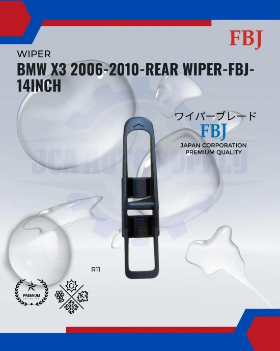 BMW X3 2006-2010-Rear Wiper-FBJ-14inch image