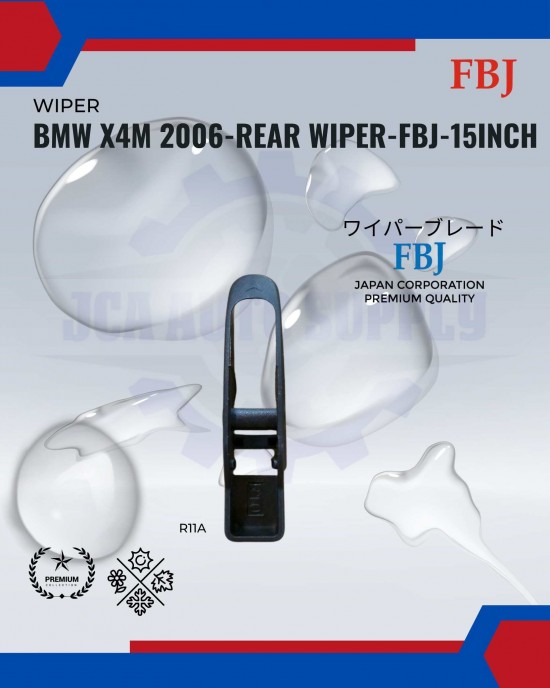 Showing image for BMW X4M 2006-Rear Wiper-FBJ-15inch BMW X4M 2006-Rear Wiper-FBJ-15inch WIPER-WIPER TANK MOTOR-WIPER NOZZLE image