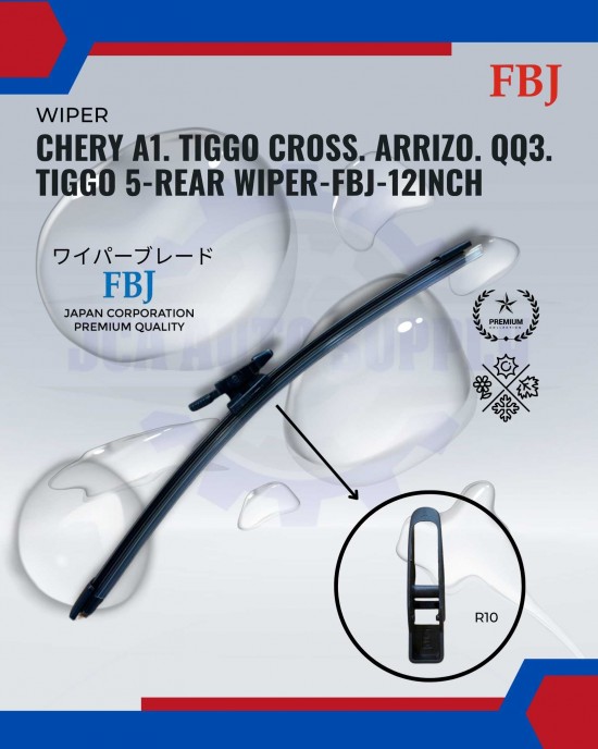 Showing image for Chery A1. Tiggo Cross. Arrizo. QQ3. Tiggo 5-Rear Wiper-FBJ-12inch Chery A1. Tiggo Cross. Arrizo. QQ3. Tiggo 5-Rear Wiper-FBJ-12inch WIPER-WIPER TANK MOTOR-WIPER NOZZLE image